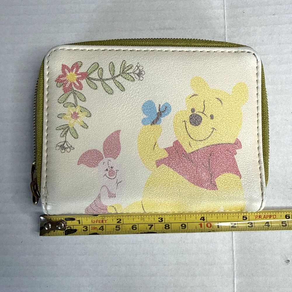 Loungefly Disney Winnie The Pooh Wallet Piglet Floral Zip Around PreLoved